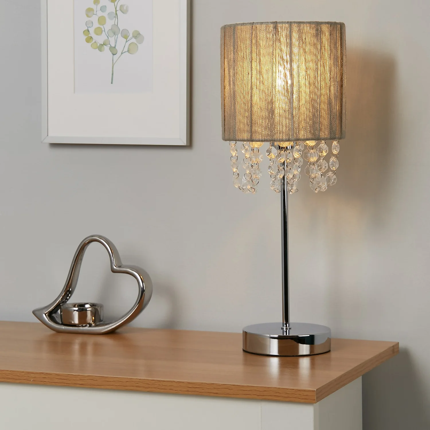 Bellano Table Lamp - Grey 1 Bellano Table Lamp - Grey