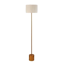 Raffia Floor Lamp - White & Gold 8 Raffia Floor Lamp - White & Gold -Cheap Deco Casa Store 13525826 1494956834911697
