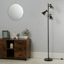 Balham 3 Light Floor Lamp - Black & Brass 9 Balham 3 Light Floor Lamp - Black & Brass -Cheap Deco Casa Store 13525828 1185042072854014