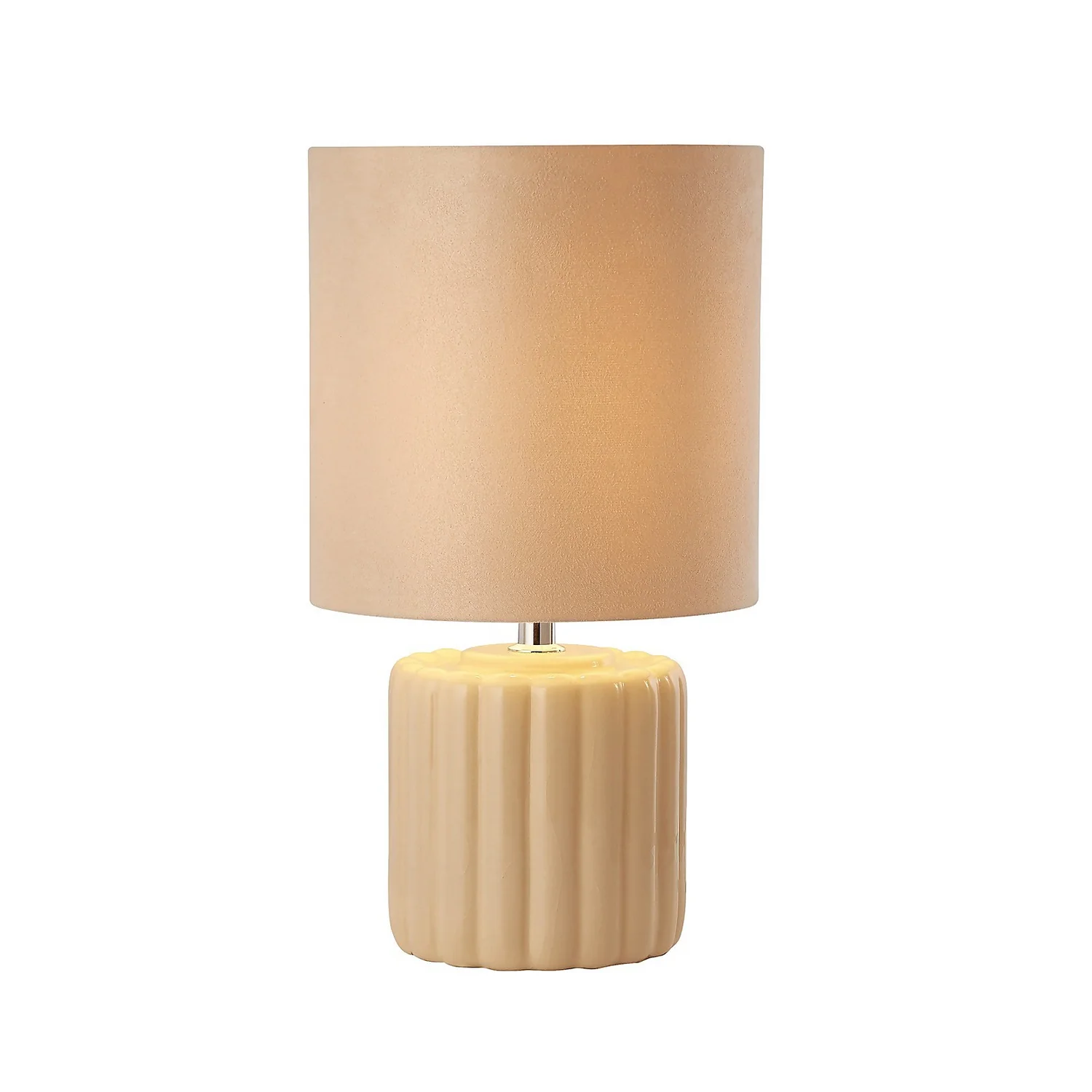 Phoebe Ceramic Table Lamp - Cream 2 Phoebe Ceramic Table Lamp - Cream - Image 2