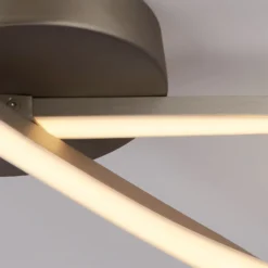 Austin LED Flush Ceiling Light - Satin Nickel -Cheap Deco Casa Store 13528462 9994976242665492