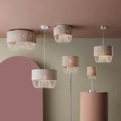 Bellano 3 Light Flush Ceiling Light - Grey 8 Bellano 3 Light Flush Ceiling Light - Grey -Cheap Deco Casa Store 13528467 5455009405469651