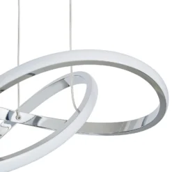 Boston LED Infinity Ceiling Pendant Light - Chrome -Cheap Deco Casa Store 13529582 1744945395661857