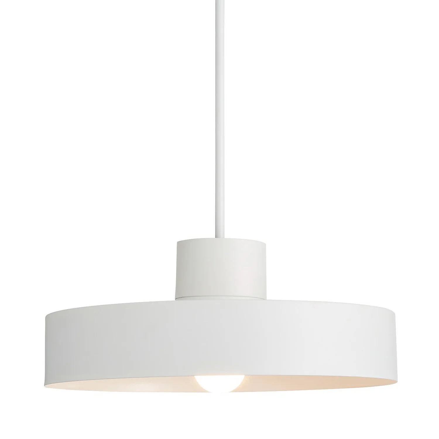 Oslo Nordic Metal Easy Fit Shade - White 2 Oslo Nordic Metal Easy Fit Shade - White - Image 2