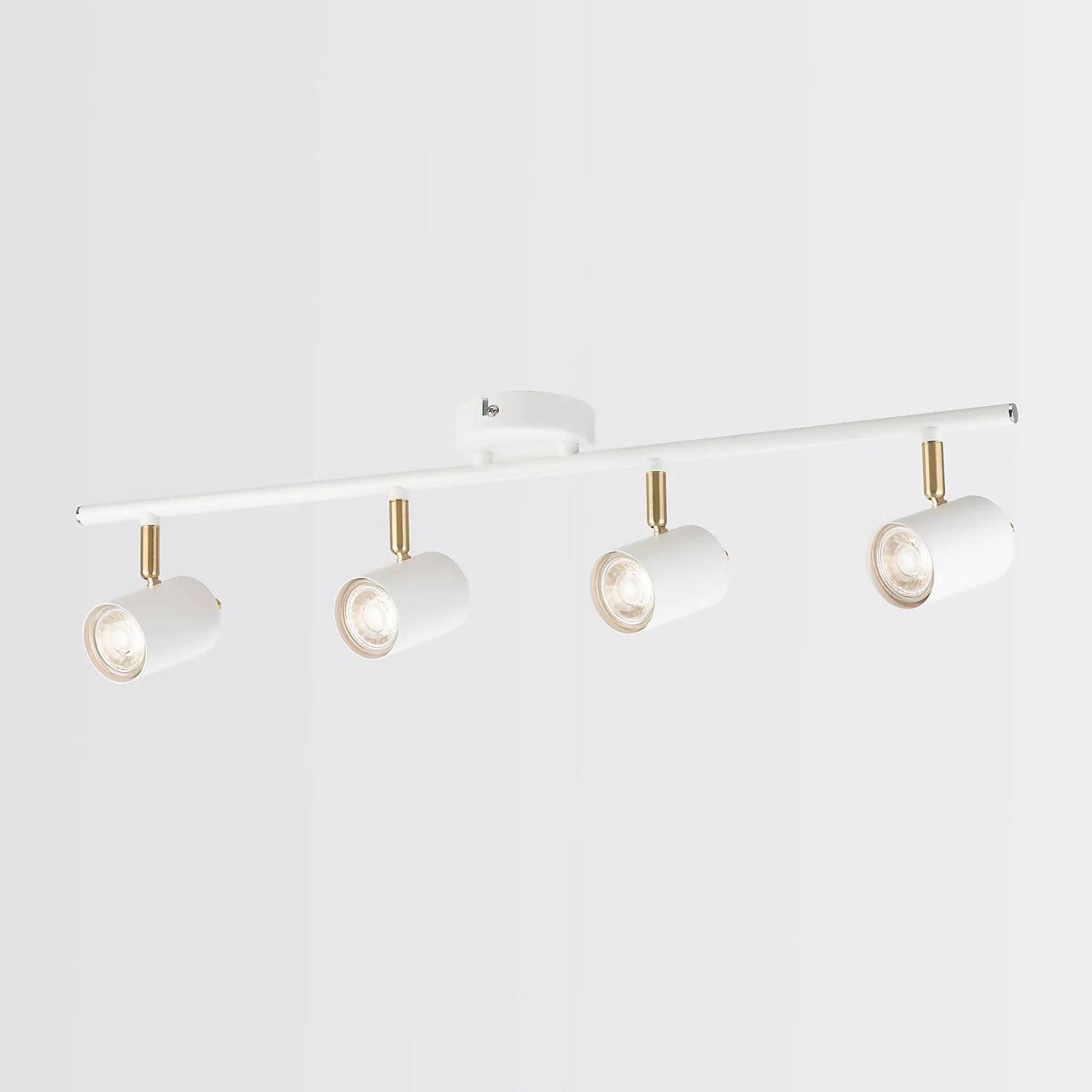 Thorpe 4 Lamp Spotlight Bar - White 1 Thorpe 4 Lamp Spotlight Bar - White