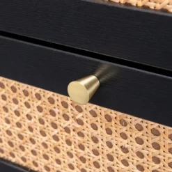 Kubu Rattan 3 Drawer Chest - Black -Cheap Deco Casa Store 13633730 7014974679552962