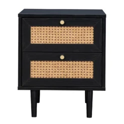 Kubu Rattan 2 Drawer Side Table - Black 10 Kubu Rattan 2 Drawer Side Table - Black -Cheap Deco Casa Store 13633731 7764974471735024