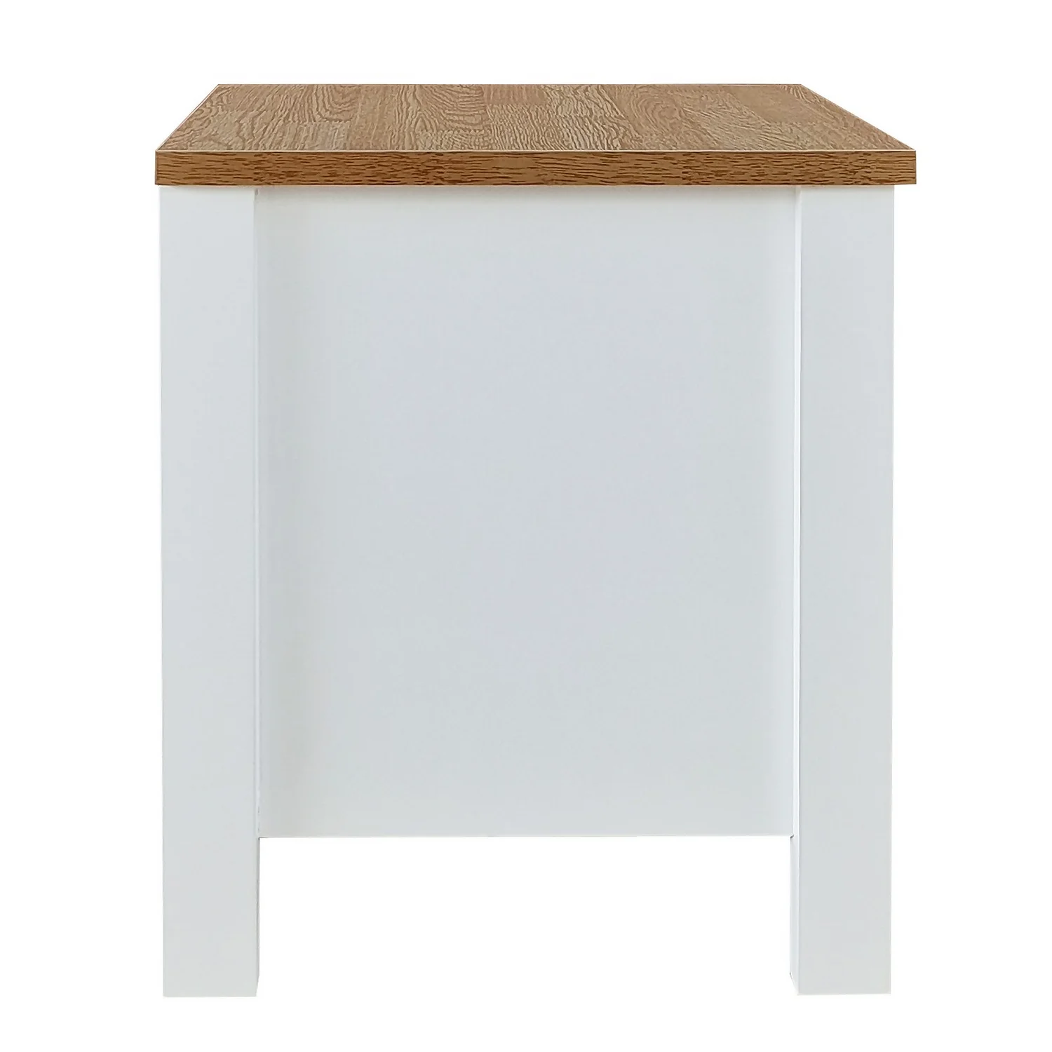Ren 2 Drawer Bedside Table - White 5 Ren 2 Drawer Bedside Table - White - Image 5