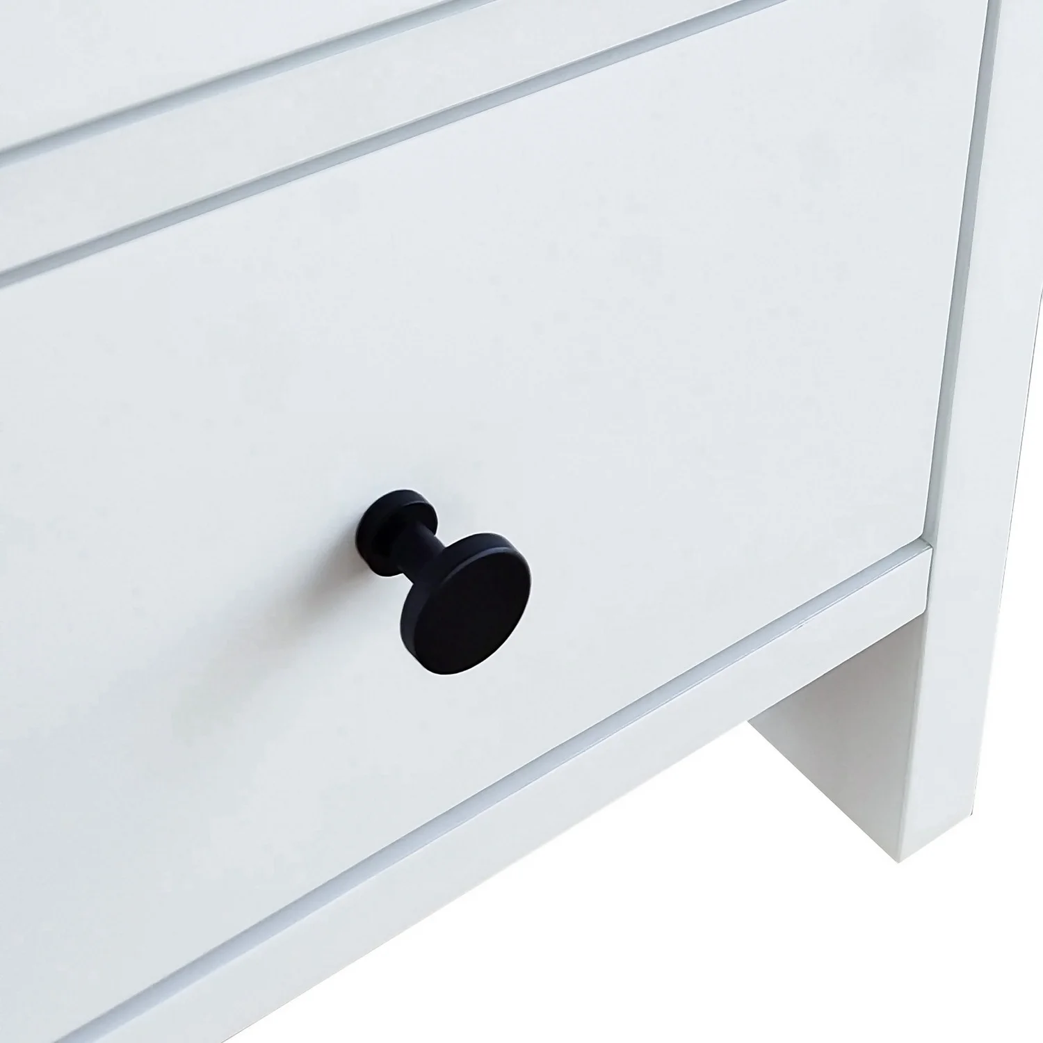 Ren 2 Drawer Bedside Table - White 7 Ren 2 Drawer Bedside Table - White - Image 7