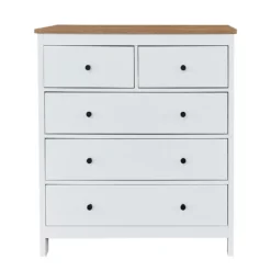 Ren 5 Drawer Chest - White -Cheap Deco Casa Store 13633737 2944975192808226