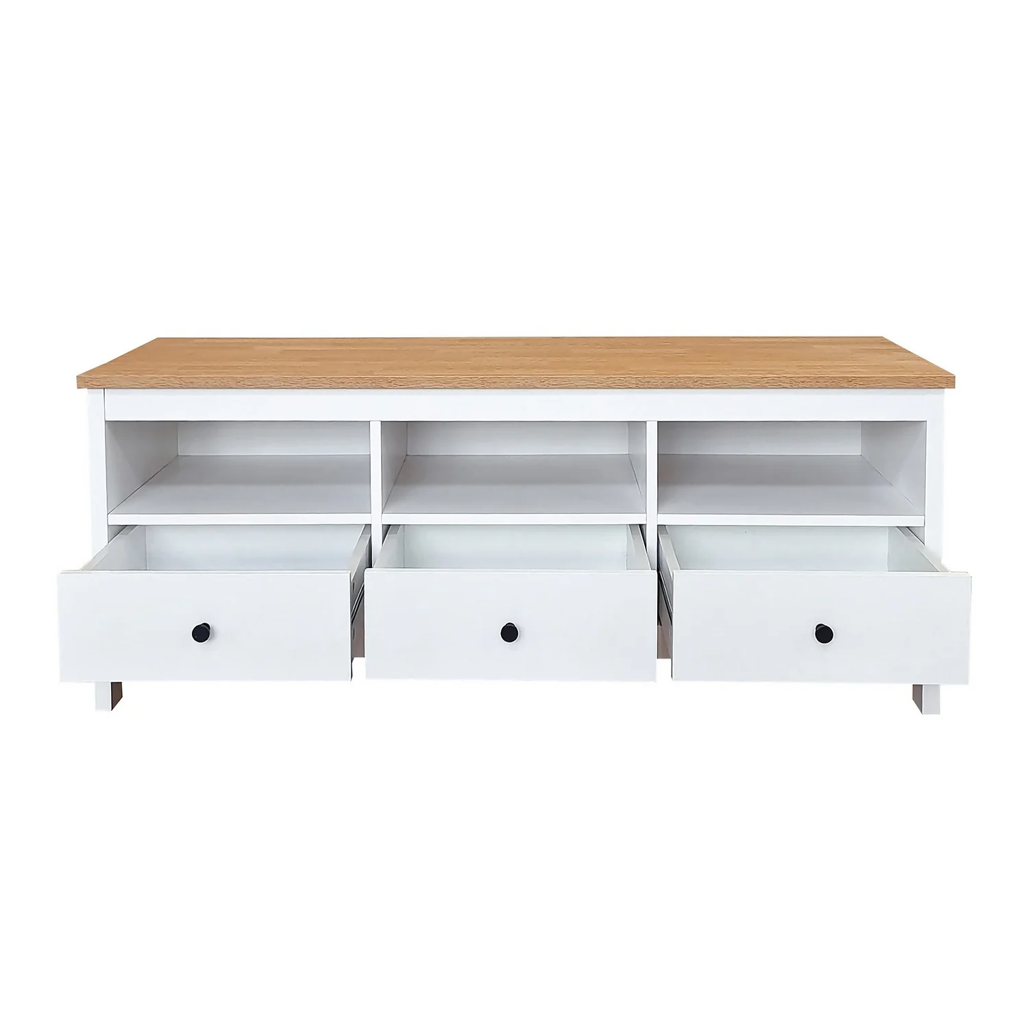 Ren Wide TV Unit - White 3 Ren Wide TV Unit - White - Image 3