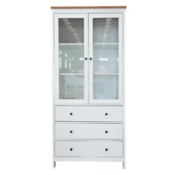 Ren Tall Storage Cabinet - White -Cheap Deco Casa Store 13633740 9754975449707727