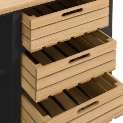 Ashstead Small Sideboard - Oak & Charcoal 14 Ashstead Small Sideboard - Oak & Charcoal -Cheap Deco Casa Store 13642198 1114953455761569