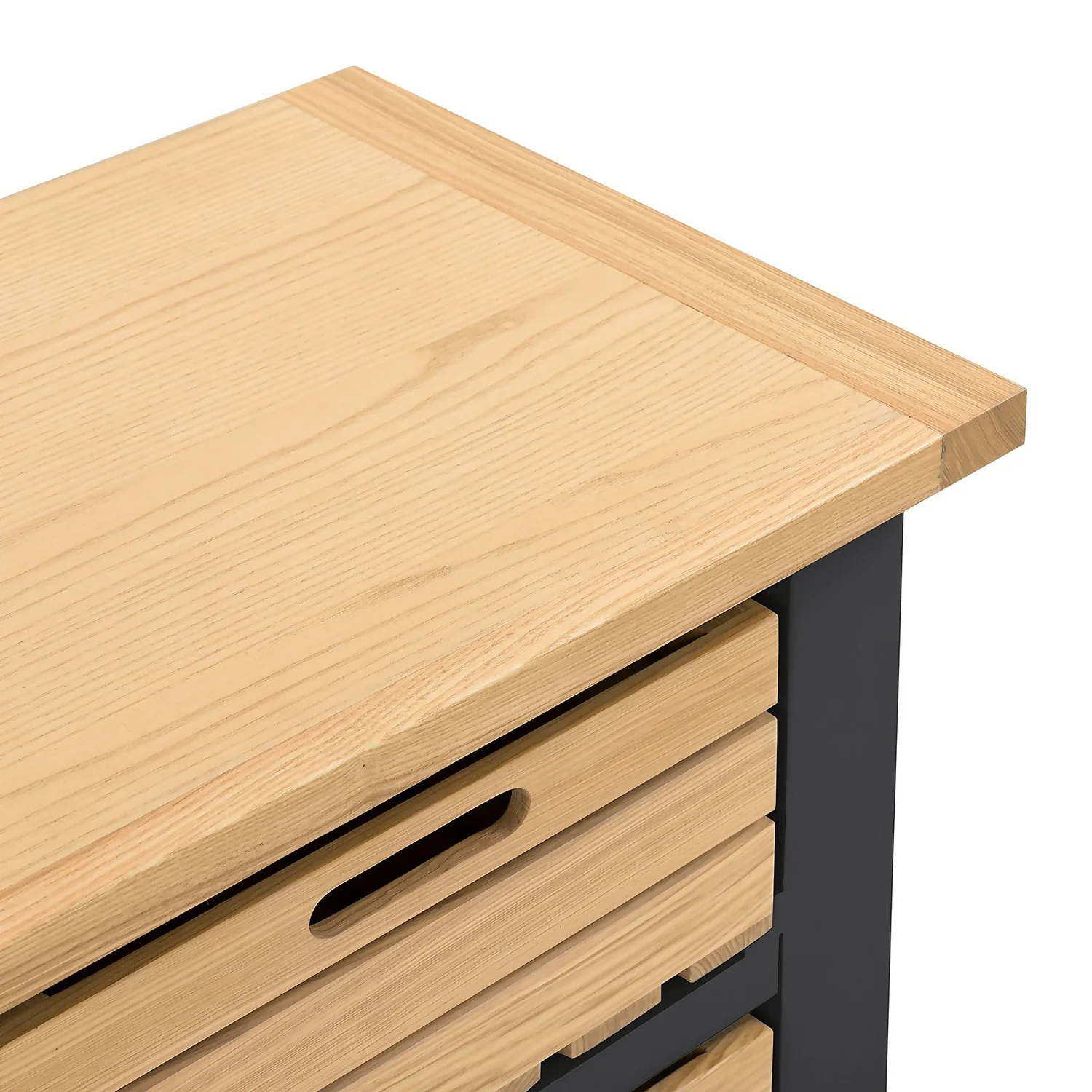 Ashstead Small Sideboard - Oak & Charcoal 10 Ashstead Small Sideboard - Oak & Charcoal - Image 10