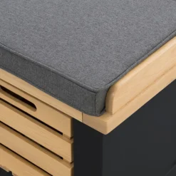 Ashstead Storage Bench - Oak & Charcoal -Cheap Deco Casa Store 13642204 1164953455835891