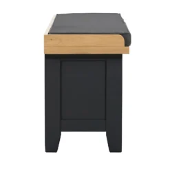 Ashstead Storage Bench - Oak & Charcoal -Cheap Deco Casa Store 13642204 1214953455738991