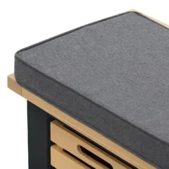 Ashstead Storage Bench - Oak & Charcoal -Cheap Deco Casa Store 13642204 2484953455933643