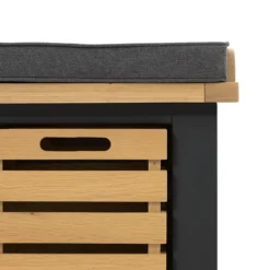Ashstead Storage Bench - Oak & Charcoal -Cheap Deco Casa Store 13642204 7244953455885523