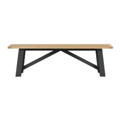 Ashstead Bench - Oak & Charcoal 11 Ashstead Bench - Oak & Charcoal -Cheap Deco Casa Store 13642207 1774953454646625