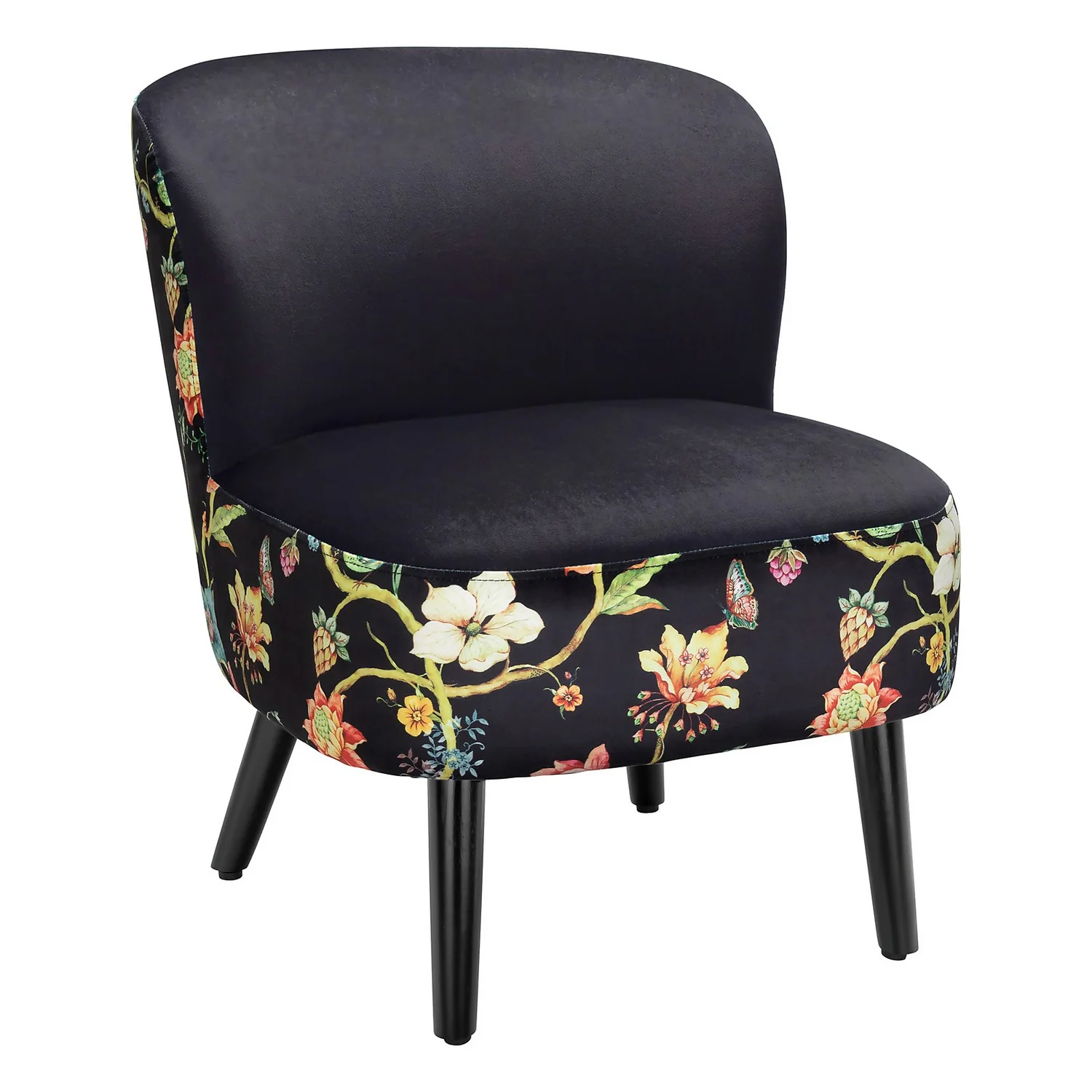 Amy Occasional Chair - Curiosity Navy 1 Amy Occasional Chair - Curiosity Navy