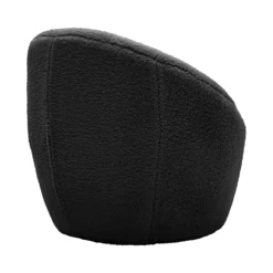 Bernie Boucle Chunky Tub Chair - Black -Cheap Deco Casa Store 13644161 1124997056857576