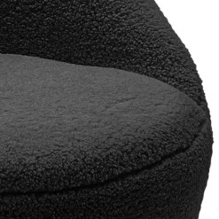 Bernie Boucle Chunky Tub Chair - Black -Cheap Deco Casa Store 13644161 8674997057062107