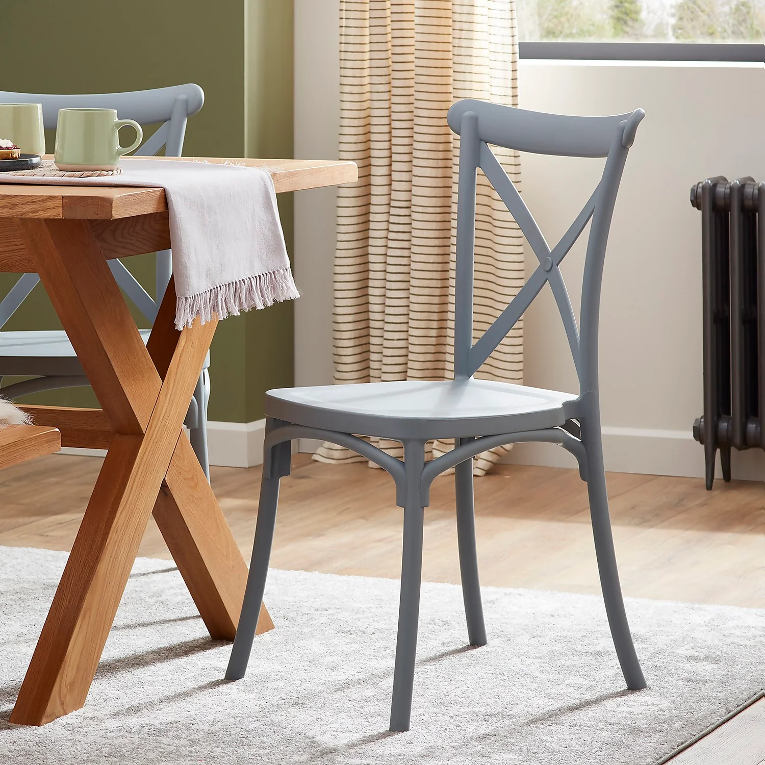 Bruce Bistro Chair - Grey 2 Bruce Bistro Chair - Grey - Image 2