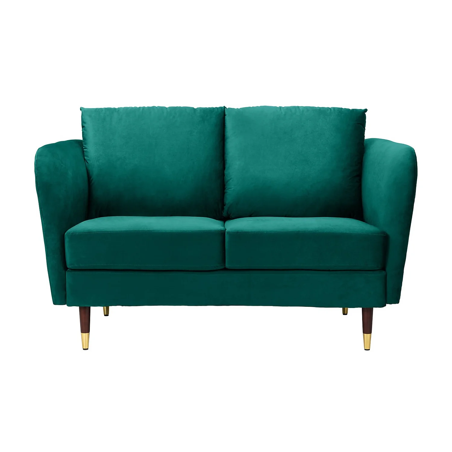 Cosmo Velvet 2 Seater Sofa In A Box - Emerald 3 Cosmo Velvet 2 Seater Sofa In A Box - Emerald - Image 3