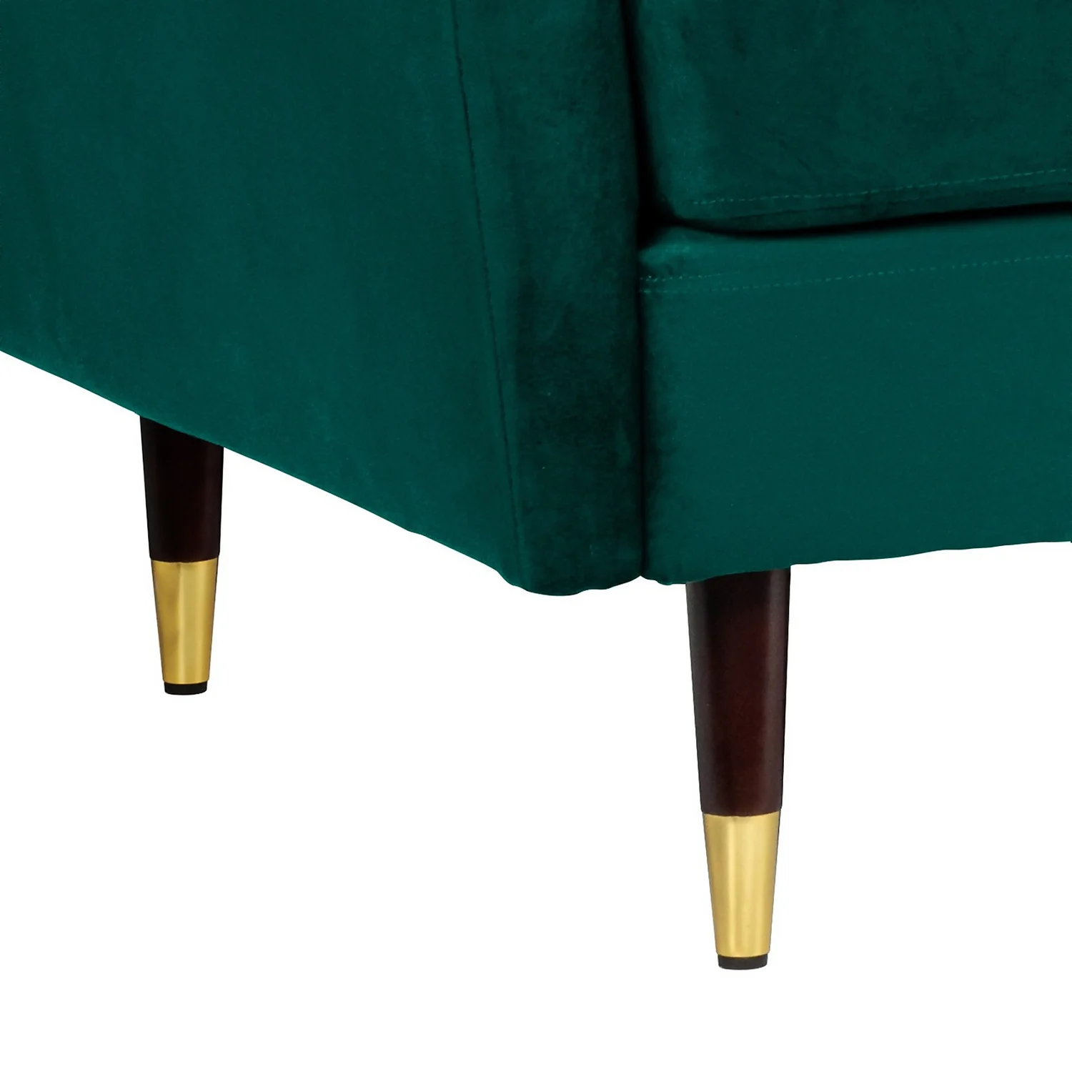 Cosmo Velvet 3 Seater Sofa In A Box - Emerald 6 Cosmo Velvet 3 Seater Sofa In A Box - Emerald - Image 6