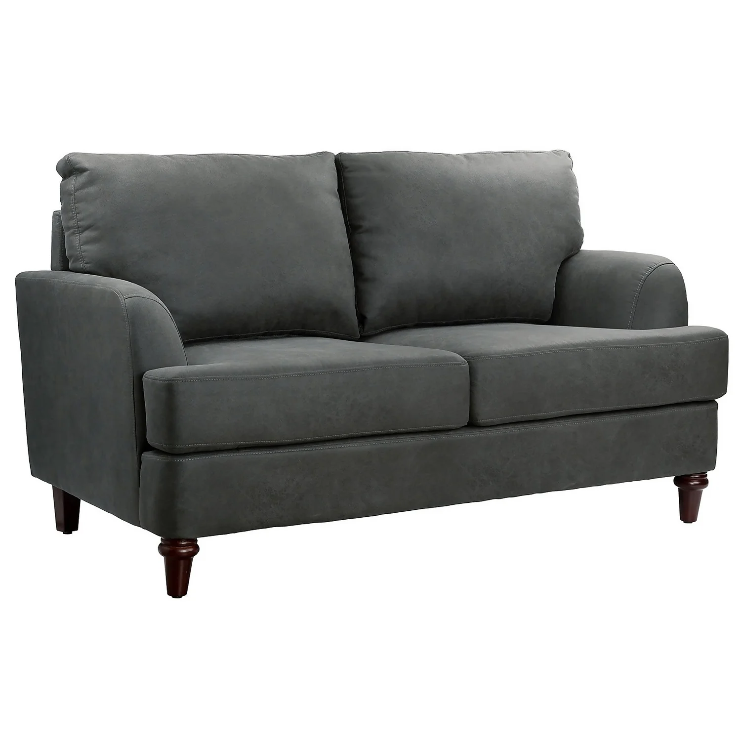 Brook 2 Seater Sofa In A Box - Charcoal 1 Brook 2 Seater Sofa In A Box - Charcoal