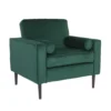 Merlin Velvet Armchair - Emerald