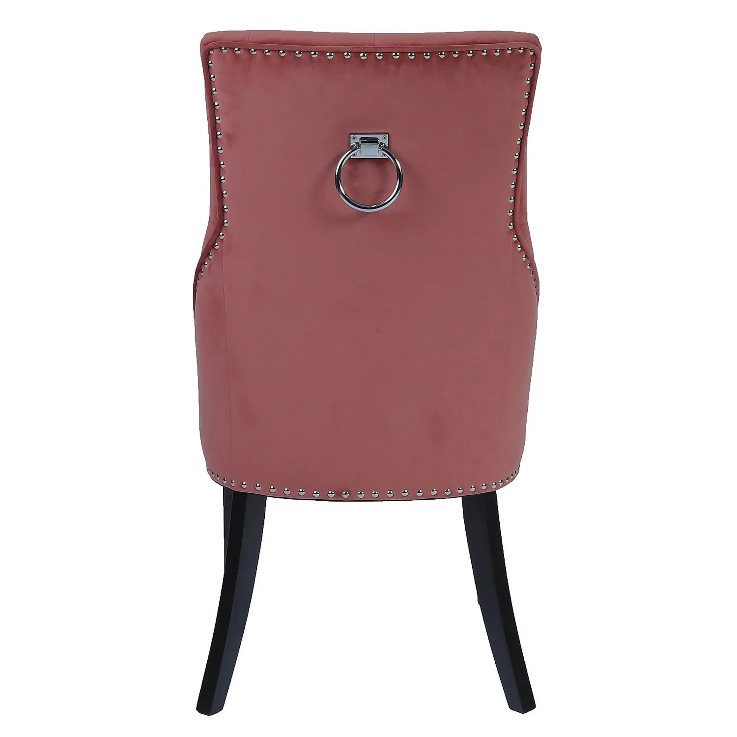 Annabelle Velvet Chairs - Set Of 2 - Rose 6 Annabelle Velvet Chairs - Set Of 2 - Rose - Image 6