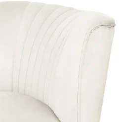 Gigi Velvet Chaise Longue - Cream -Cheap Deco Casa Store 13698291 9304975247675751