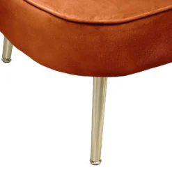 Gigi Velvet Chaise Longue - Tangerine 14 Gigi Velvet Chaise Longue - Tangerine -Cheap Deco Casa Store 13698292 1464975247758167