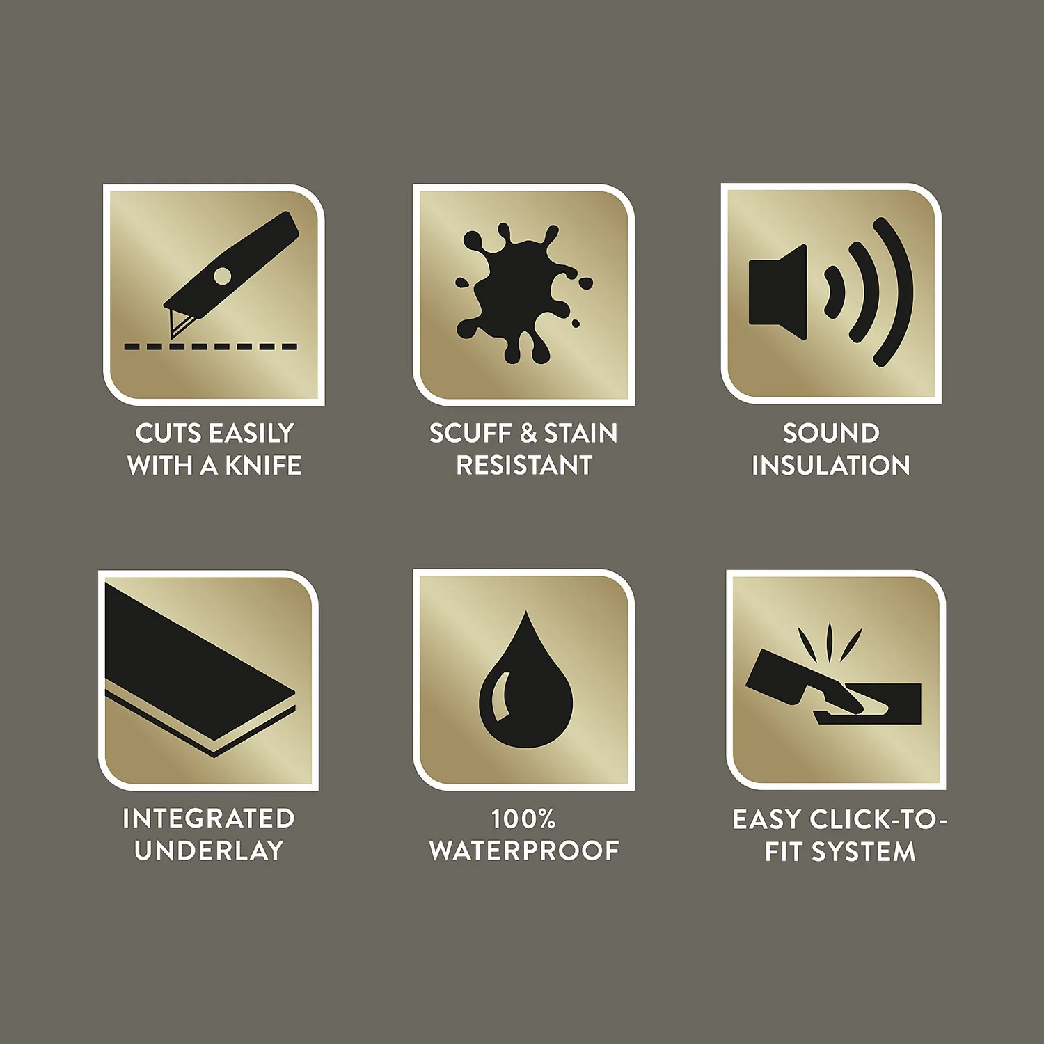 Kraus Herringbone Luxury Vinyl Floor Tile Sample - Harpsden Grey 3 Kraus Herringbone Luxury Vinyl Floor Tile Sample - Harpsden Grey - Image 3