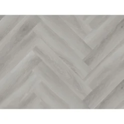 Kraus Herringbone Luxury Vinyl Floor Tile Sample - Owsten Grey -Cheap Deco Casa Store 13733828 1434957094586759