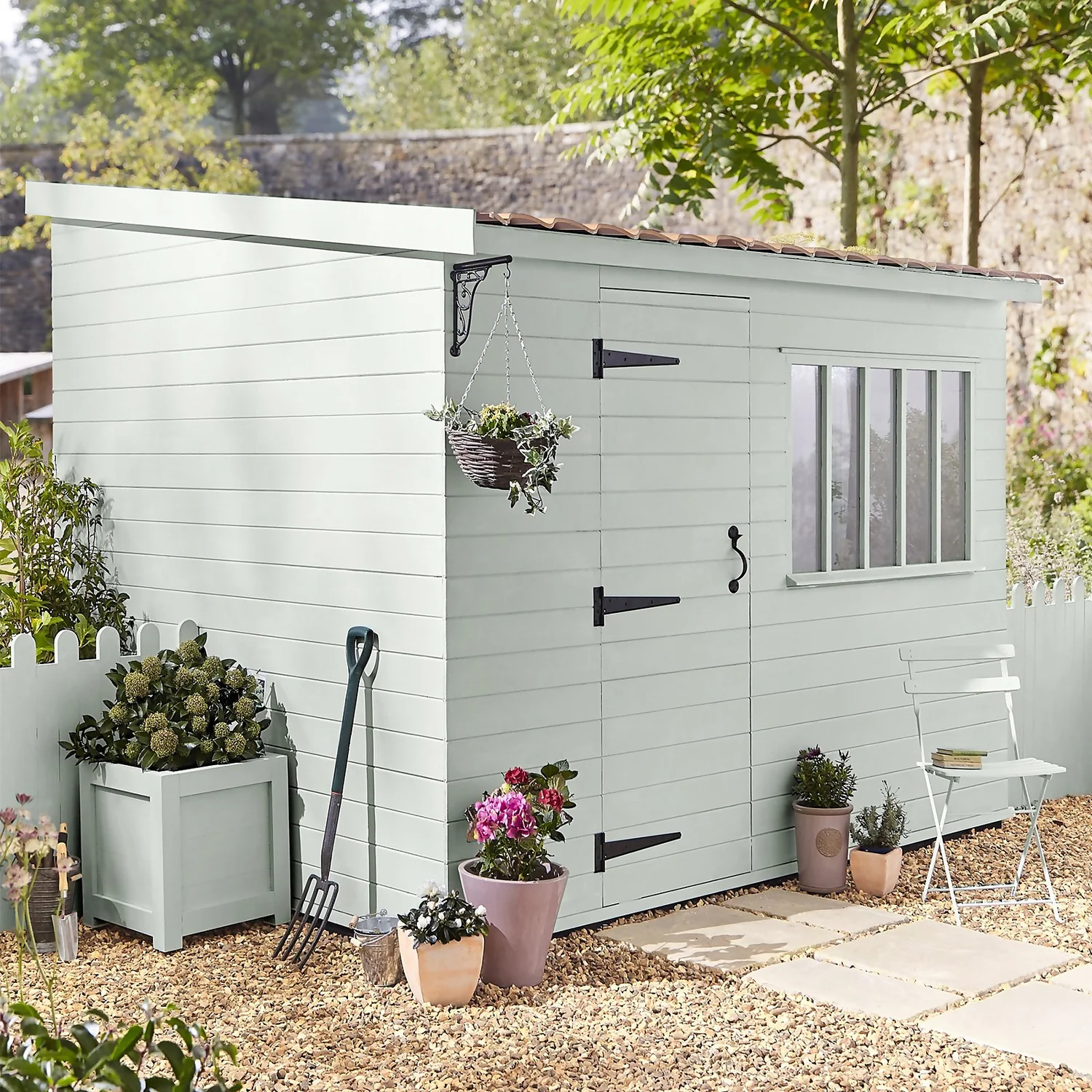 Laura Ashley Eggshell Garden Paint Pale Duck Egg - 2.5L 3 Laura Ashley Eggshell Garden Paint Pale Duck Egg - 2.5L - Image 3