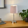 Paris Velvet Table Lamp - Blush