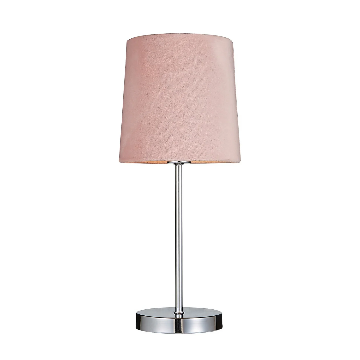 Paris Velvet Table Lamp - Blush 2 Paris Velvet Table Lamp - Blush - Image 2