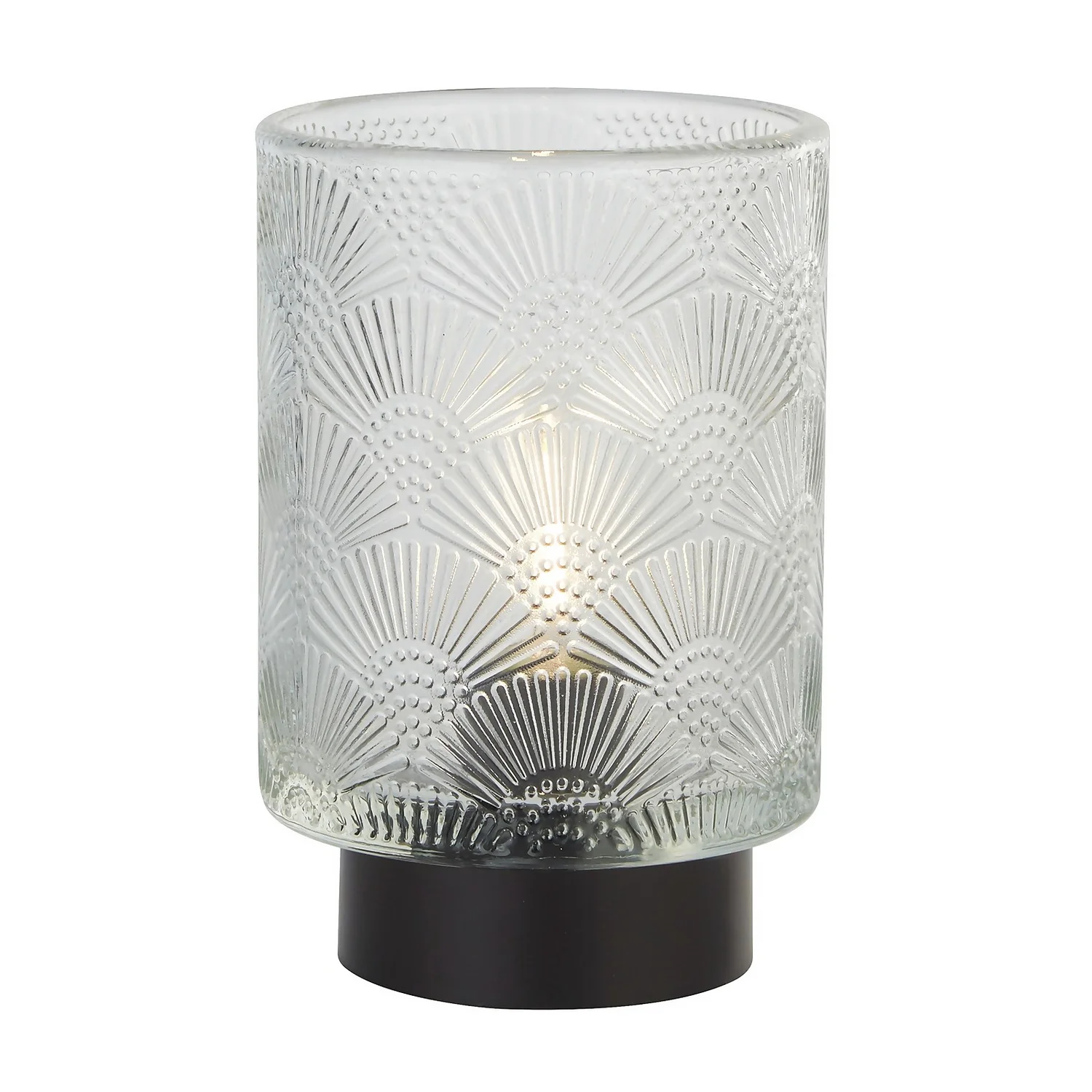 Olivia Battery Powered Table Lamp - Clear 2 Olivia Battery Powered Table Lamp - Clear - Image 2