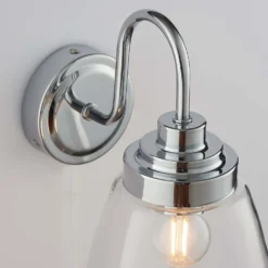Ashbury Bathroom Wall Light - Chrome -Cheap Deco Casa Store 13794231 3894957105036875
