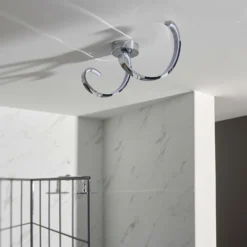 Astral Bathroom Semi Flush Light - Chrome -Cheap Deco Casa Store 13794232 3634957104824745