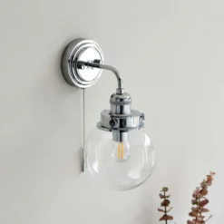 Cheswick Bathroom Wall Light - Chrome 9 Cheswick Bathroom Wall Light - Chrome -Cheap Deco Casa Store 13794235 5734957104037407