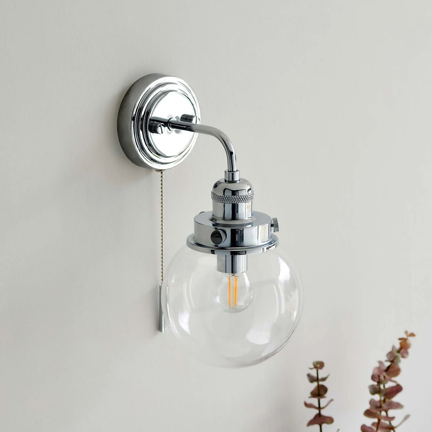 Cheswick Bathroom Wall Light - Chrome 3 Cheswick Bathroom Wall Light - Chrome - Image 3