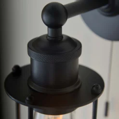 Portmore Bathroom Wall Light - Black -Cheap Deco Casa Store 13794239 2154957105653576