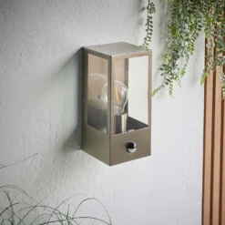 Oxford PIR Outdoor Wall Light - Stainless Steel -Cheap Deco Casa Store 13794245 1294957105559928