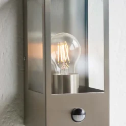Oxford PIR Outdoor Wall Light - Stainless Steel -Cheap Deco Casa Store 13794245 1894957105790976