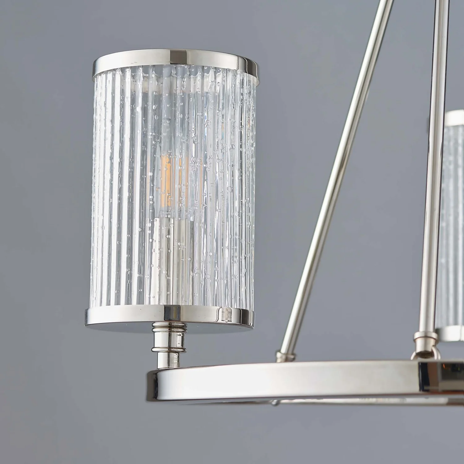 Easton Semi Flush Light - 3lt Nickel 6 Easton Semi Flush Light - 3lt Nickel - Image 6