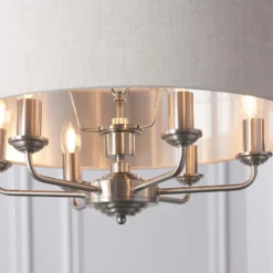 Highclere Pendant Light - 6lt Chrome -Cheap Deco Casa Store 13794252 1804957105049400