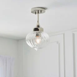 Addington Semi Flush Light - Nickel 10 Addington Semi Flush Light - Nickel -Cheap Deco Casa Store 13794258 4084957104769428